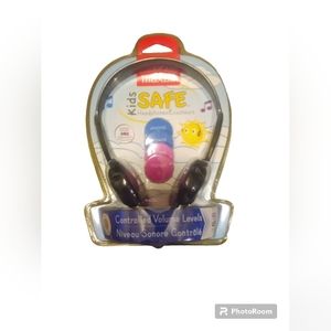 Kids Safe Over-Ear Headphones - Black